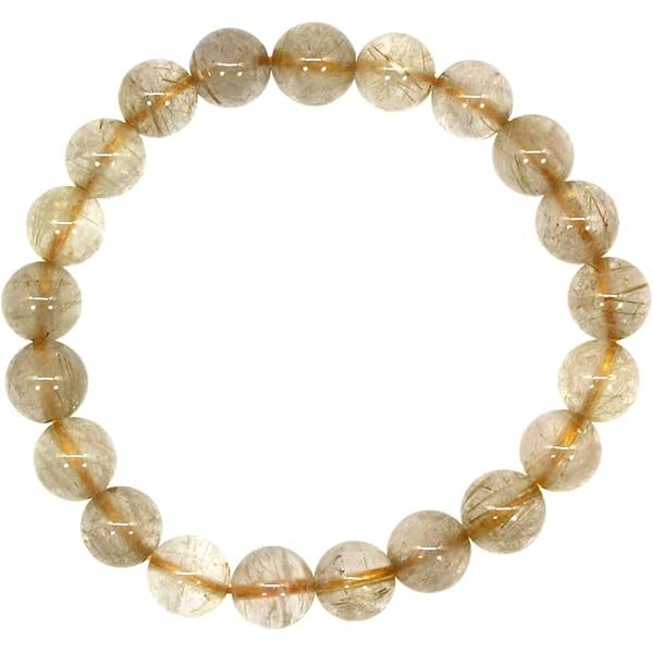 Amazon | [石街] 金運 天然石 ゴールドルチルクォーツ 小玉 約